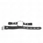Preview: Leather penis ring with buckle closure, 22 x 2 cm, with metal ring, 4 cm – Kink