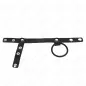 Preview: Penisring Aus Silikon 3.8cm Mit Hohem Teiler Und Lederband 22 X 1.5cm – Kink