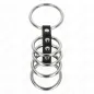 Preview: 5 Penisringe 3.7cm Bis 5cm Metall Durch Leder Verbunden – Kink