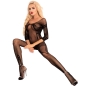 Preview: LIVCO CORSETTI FASHION - MELISENDA CF 1709 BADEMANTEL + HEMD + STRING SCHWARZ S