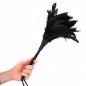Preview: Black Maids Horn Shape Tickle Chicken Feathers 36cm – Kink