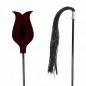 Preview: Rosenform Quastenpeitsche Aus Silikon 45cm – Kink