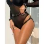 Preview: Handschellen Mit Bondage-Gürtel Schwarz – Subblime