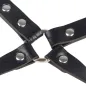 Preview: Handschellen Mit Bondage-Gürtel Schwarz – Subblime