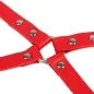 Preview: Handcuffs with Bondage Belt Red – Subblime
