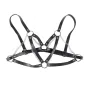 Preview: Punk Bondage Belt Metal Buckle Black – Subblime