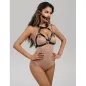 Preview: Bondage Lederriemen Brustklemmen Schwarz – Subblime