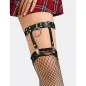 Preview: Adjustable Punk Leather Tights Black – Subblime