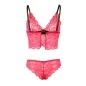 Preview: Nachthemd + Slip Aus Seide Und Spitze Rot L/Xl – Subblime