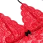 Preview: Nachthemd + Slip Aus Seide Und Spitze Rot L/Xl – Subblime