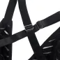 Preview: Bodysuit with Garter Belt Black S/M – Subblime