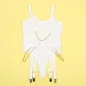 Preview: Body with Chains + Garter Belt White S/M – Subblime