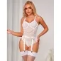 Preview: Body with Chains + Garter Belt White S/M – Subblime