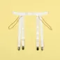 Preview: Body with Chains + Garter Belt White S/M – Subblime