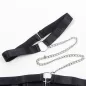 Preview: Sexy Bodysuit with Garter Belt Black L/XL – Subblime
