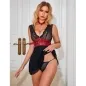 Preview: Bondage-Kleid Aus Spitze Schwarz S/M – Subblime