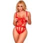 Preview: SUBBLIME - 954468 SEXY DURCHBROCHENER BODY MIT SCHLEIFE ROT S/M
