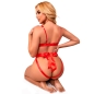 Preview: SUBBLIME - 954468 SEXY DURCHBROCHENER BODY MIT SCHLEIFE ROT S/M