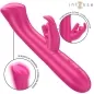 Preview: Rosa Vibrator mit Klitorisstimulator und 10 Vibrationsmodi, Marke "Intense".