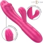 Preview: Rosa Vibrator mit Klitorisstimulator und 10 Vibrationsmodi, Markenname "intense".