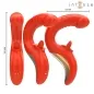 Preview: Paulina Vibrator and Stimulator in U-shape Red – Intense