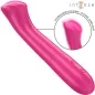 Preview: Pink vibrator with a curved tip and two buttons, labeled as a clitoral stimulator.