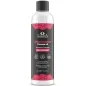 Preview: Bottle of LuxuriA Quintessence massage oil, Berry Hibiscus fragrance, 150 ml, black label with pink accents.