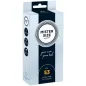 Preview: Packaging of Mister Size condoms, size 53, extra fine, 10 pieces, with slogan "your size pure feel".