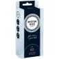 Preview: Packaging of Mister Size condoms, size 69, extra fine, 10 pieces, with slogan "your size pure feel".