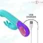 Preview: Monica Rabbit Vibrator Mit G-Spot-Stimulator Blau | Intense