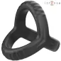 Preview: Carson Double Penis Ring Made of Silicone Black Model 4 – Intense