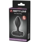 Preview: PRETTY LOVE - VIBRA BUTT 10 VIBRATIONEN ANALSTECKER SCHWARZ