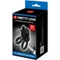 Preview: Passionate Double Ring Vibrator + Clitoral Stimulator Black – Pretty Love