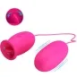 Preview: Daisy Vibro Egg + Clitoral Stimulating Tongue Pink – Pretty Love