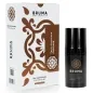 Preview: Bruma Sens Cosmetics Stimulating Gel, Tarta Americana Cupcake, 15ml Flasche und Verpackung mit floralem Design.