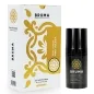 Preview: Bruma Sens Cosmetics Piña Colada Stimulating Gel, 15ml, in weißer Verpackung mit goldenen Verzierungen und schwarzer Flasche.