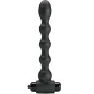 Preview: Black, textured massager with multiple balls and a rounded tip, vertically oriented.