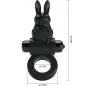 Preview: Exciting Rabbit Ring Vibrator with 10 Modes, Black – Pretty Love