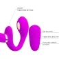 Preview: Thunderbird Doppelter Strap-On-Vibrator Lila | Pretty Love