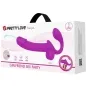 Preview: Kelpie Doppelter Strap-On-Stimulator Lila – Pretty Love