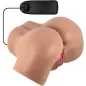 Preview: Erotic toy in the shape of a buttocks with remote control.