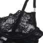 Preview: Lace Babydoll with Adjustable Straps Black S/M – Subblime