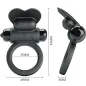 Preview: Debonaire Vibrating Ring Rabbit 10 Modes Black – Pretty Love