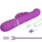 Preview: Coale 4 In 1 Multifunktions-Rabbit-Vibrator Lila | Pretty Love