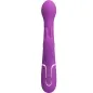 Preview: Dejon 3 In 1 Multifunktions-Rabbit-Vibrator Lila | Pretty Love