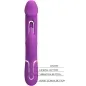 Preview: Kampas 3 In 1 Multifunktions-Rabbit-Vibrator Lila | Pretty Love