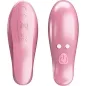 Preview: Two pink devices with a smooth surface, one with symbols, the other with two buttons and an on/off switch.