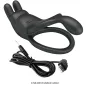 Preview: Seth Double Vibration Ring Rabbit 7 Modes Black – Pretty Love