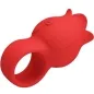 Preview: Jae Rose Shaped Finger Vibrator 10 Modes Red | Pretty Love
