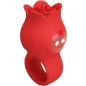 Preview: Jae Rose Shaped Finger Vibrator 10 Modes Red | Pretty Love